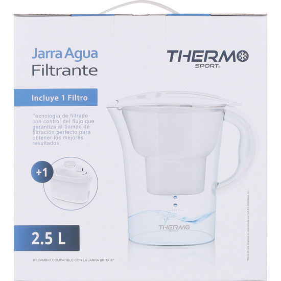 JARRA AGUA 2.5LTS C/FILTRO THERMOSPORT image 1