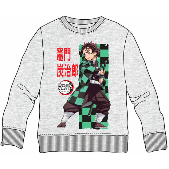 SUDADERA TANJIRO KAMADO DEMON SLAYER KIMETSU NO YAIBA ADULTO image 0