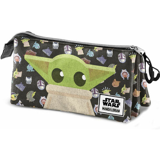 PORTATODO BABY YODA THE MANDALORIAN STAR WARS TRIPLE image 0