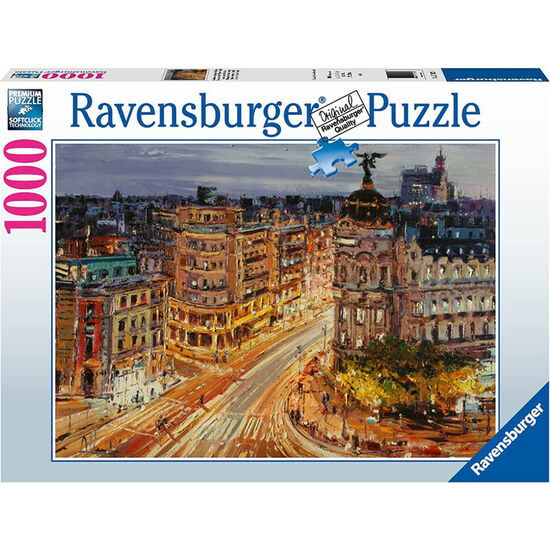 PUZZLE MADRID LA GRAN VIA 1000PZS image 0