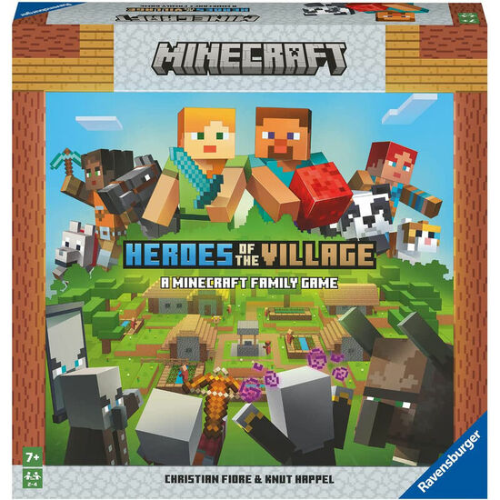 JUEGO MESA HEROES DEL PUEBLO MINECRAFT image 0