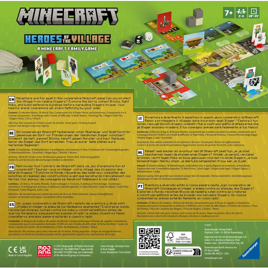 JUEGO MESA HEROES DEL PUEBLO MINECRAFT image 2