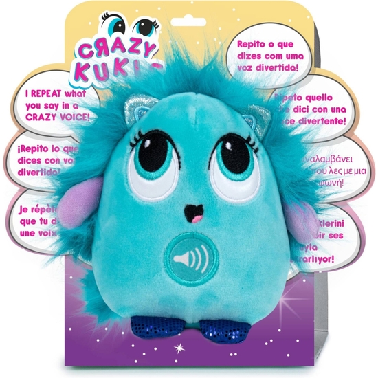 PELUCHE DIVERTIDO CRAZY KUKIS 30 CM - 4 MOD image 1