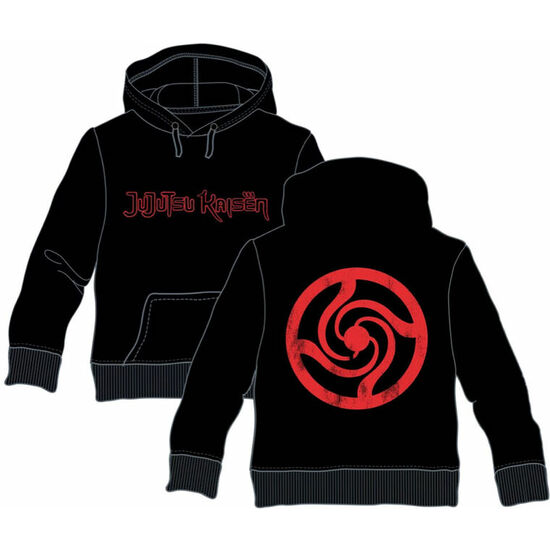 SUDADERA CAPUCHA LOGO JUJUTSU KAISEN INFANTIL image 0