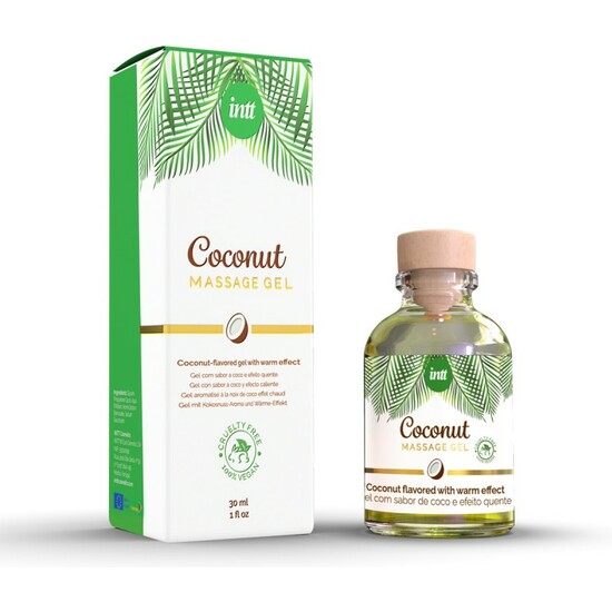 INTT MASSAGE GEL COCONUT VEGAN - 30ML image 0