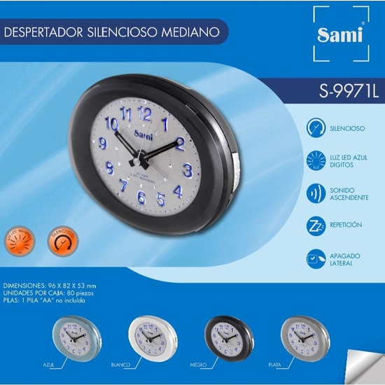 DESPERTADOE SAMI S-9971L TAMAÑO - AZUL image 0