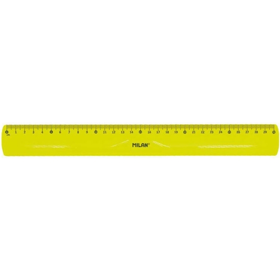 PACK 24 REGLA FLEXIBLE AMARILLO 30 CM MILÁN image 2