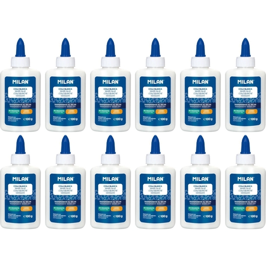 PACK 12 COLA BLANCA MULTIUSOS MILAN 100 GR image 1