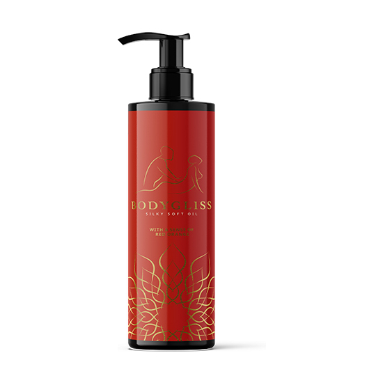 BODYGLISS - MASSAGE COLLECTION SILKY SOFT OIL RED ORANGE 150 ML image 0