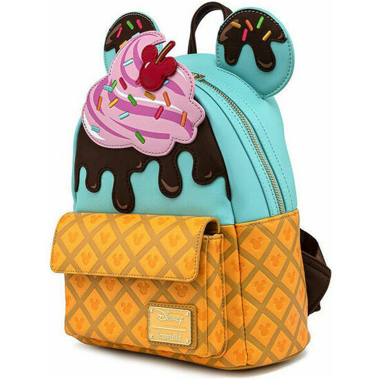 MOCHILA ICE CREAM MICKEY MINNIE DISNEY LOUNGEFLY image 0