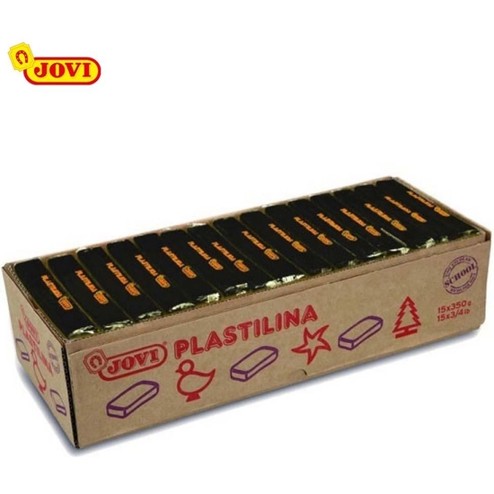 TACO PLASTILINA JOVI 150 GR NEGRO image 0