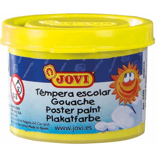 TÉMPERA JOVI CAJA 5 BOTES 35 ML AMARILLO image 1