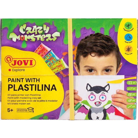 SET PINTAR PLASTILINA MONSTERS JOVI 18PZ image 0