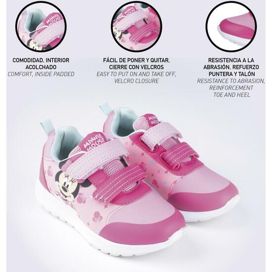 DEPORTIVA SUELA LIGERA EVA POLIESTER MINNIE PINK image 4