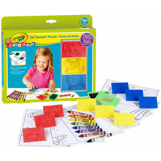 BLISTER PLANTILLAS ROMPECABEZAS CRAYOLA image 0