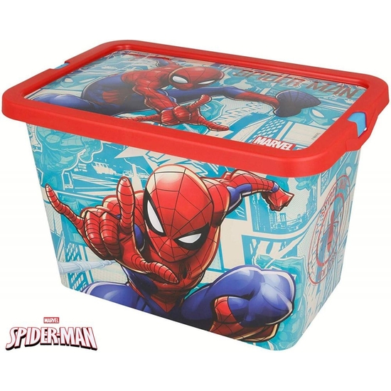 SPIDERMAN CAJA CONTENEDOR TAPA 28X19X19 image 0