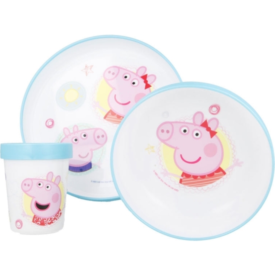 PEPPA PIG VAJILLA PREMIUM 3 PIEZAS image 0