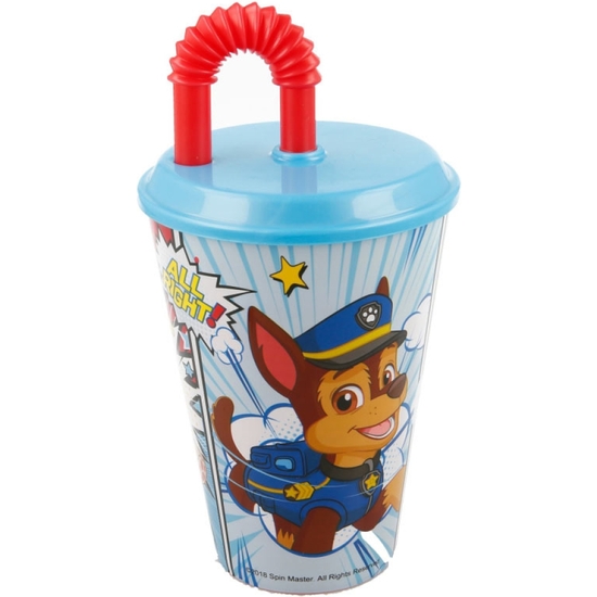 PATRULLA CANINA VASO PAJITA 430 ML image 0