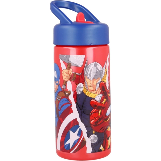 AVENGERS BOTELLA CANTIMPLORA PAJITA410ML image 0