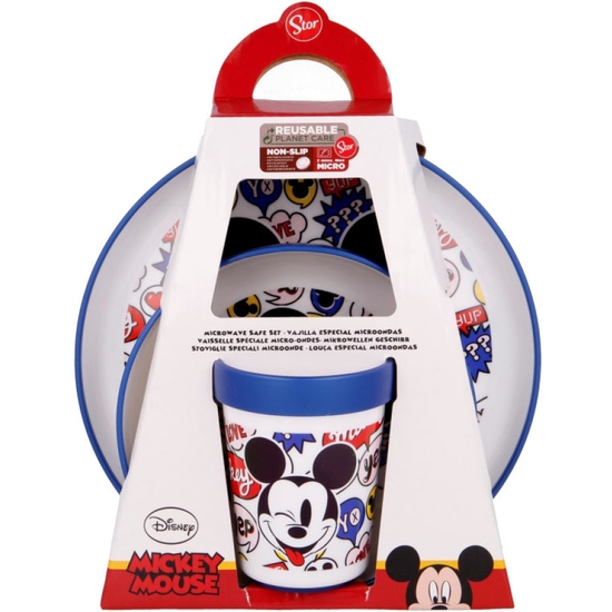 MICKEY VAJILLA PREMIUM 3 PIEZAS image 1