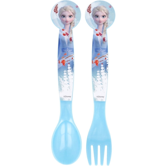 FROZEN SET CUCHARA + TENEDOR PP image 0