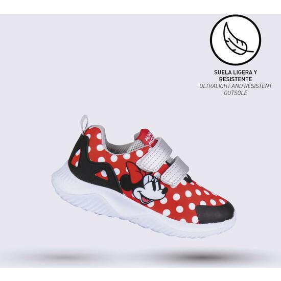 DEPORTIVA SUELA LIGERA EVA VELCRO MINNIE RED image 3