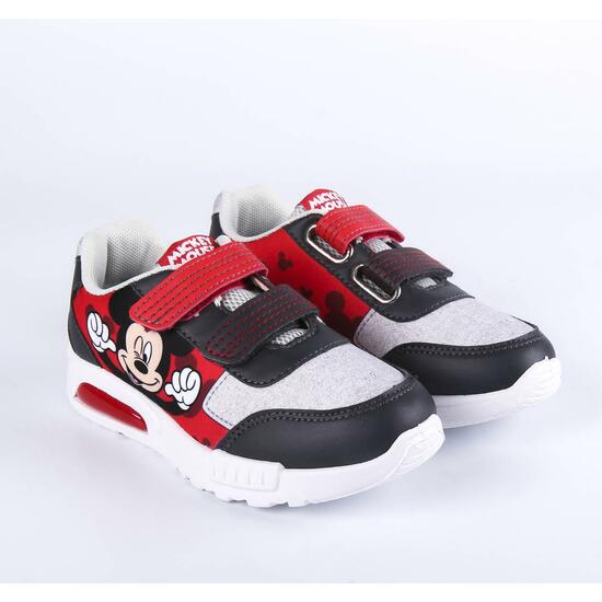 DEPORTIVA SUELA PVC CON LUCES ELÁSTICOS MICKEY RED image 2