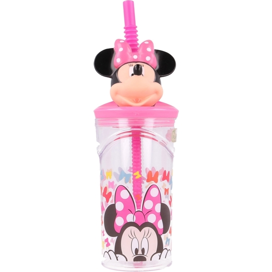 MINNIE VASO PAJITA FIGURA 3D 360 ML image 0