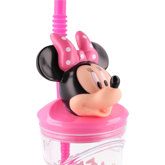 MINNIE VASO PAJITA FIGURA 3D 360 ML image 1