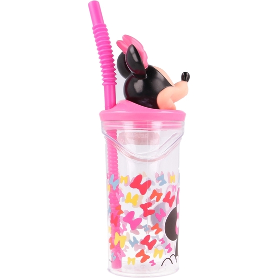 MINNIE VASO PAJITA FIGURA 3D 360 ML image 3