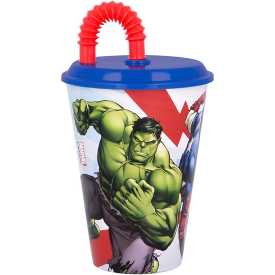 AVENGERS VASO PAJITA 430 ML image 1