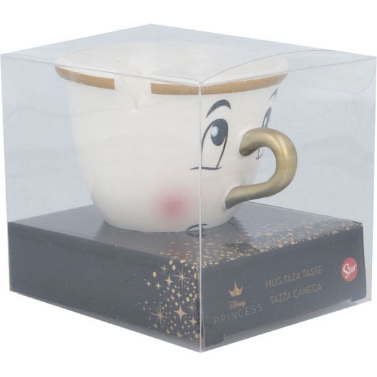 LA BELLA Y BESTIA TAZA CERÁMICA 3D 190ML image 1