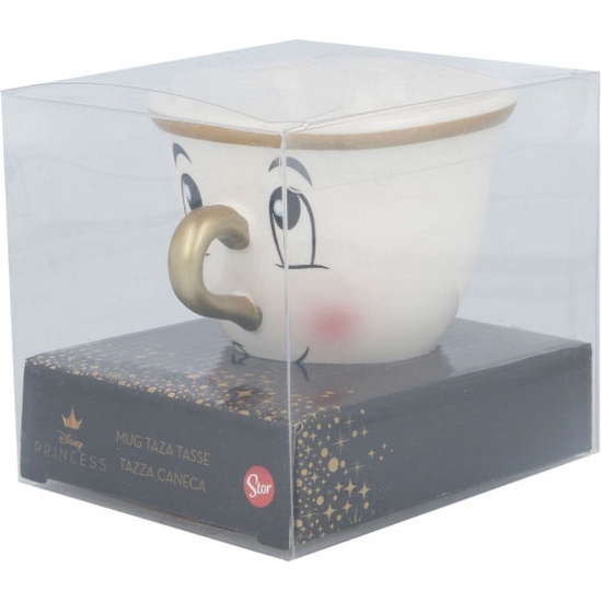 LA BELLA Y BESTIA TAZA CERÁMICA 3D 190ML image 3