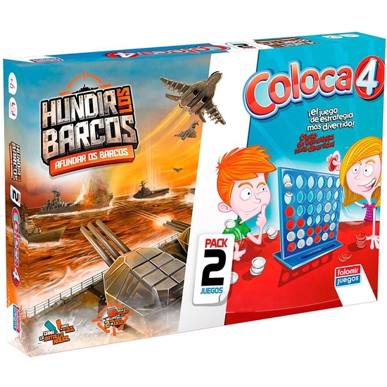 JUEGO DOBLE COLOCA 4HUNDIR BARCOS image 0