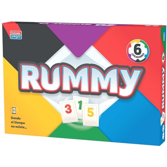 JUEGO RUMMY 6 JUGADORES + 6AÑOS image 0