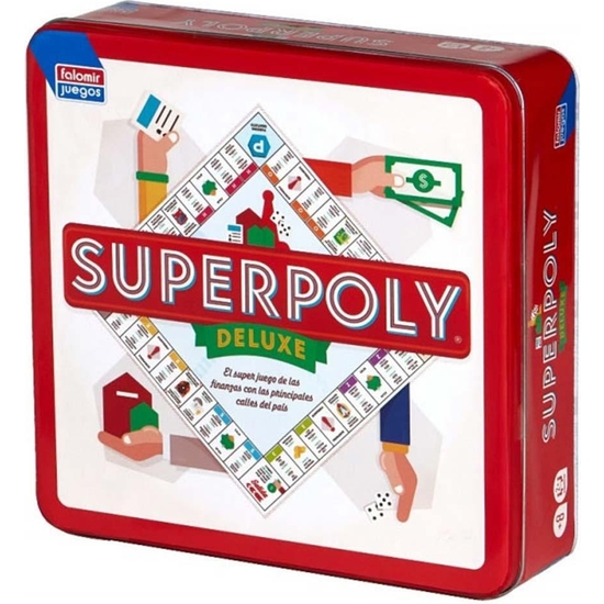 JUEGO SUPERPOLY DELUXE CAJA METAL image 0