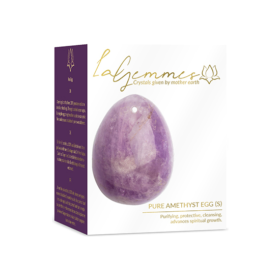 LA GEMMES - YONI EGG PURE AMETHYST image 1