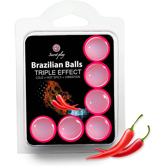 SET 6 BRAZILIAN BALLS TRIPLE EFECTO image 0