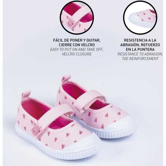 ZAPATILLA LONETA SUELA PVC BAILARINA PEPPA PIG PINK image 4