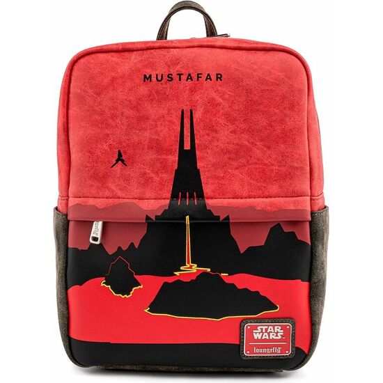 MOCHILA MUSTAFAR STAR WARS LOUNGEFLY 30CM image 0