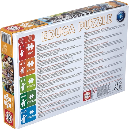 PUZZLE EDUCA 300 PZAS ANIMALE FOTO CLASE image 1