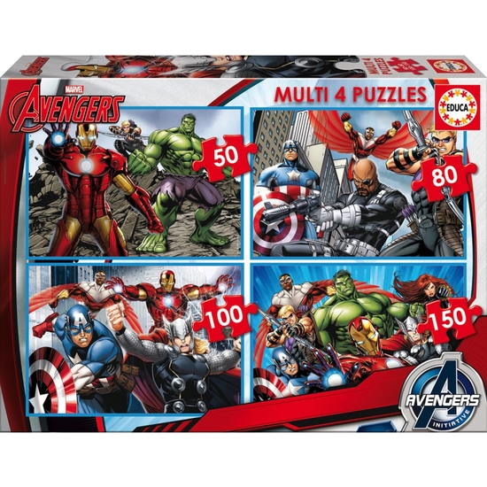 AVENGERS PUZZLE MÚLTIPLE 50-80-100-150 image 0