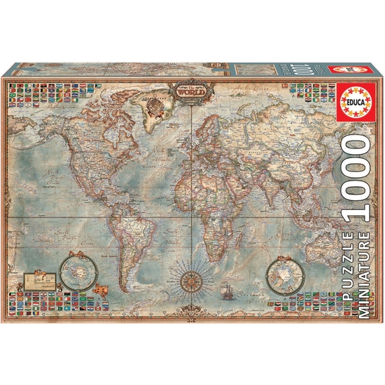 PUZZLE EDUCA 1000 PZAS MAPA POLÍTICO image 0
