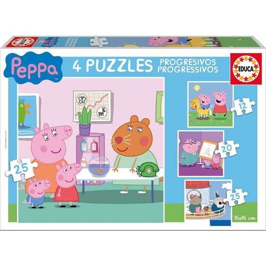 PEPPA PIG PUZZLE PROGRESIVO12-16-20-25PZ image 0