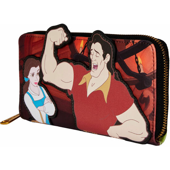 CARTERA VILLANOS ESCENA GASTON LA BELLA Y LA BESTIA DISNEY LOUNGEFLY image 1