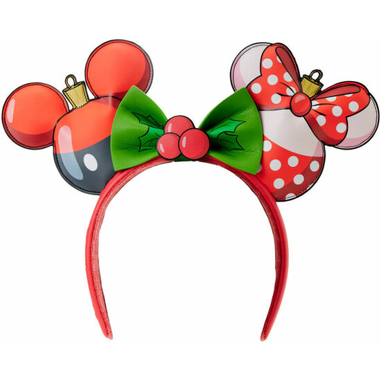 DIADEMA OREJAS NAVIDAD MICKEY & MINNIE DISNEY LOUNGEFLY image 0