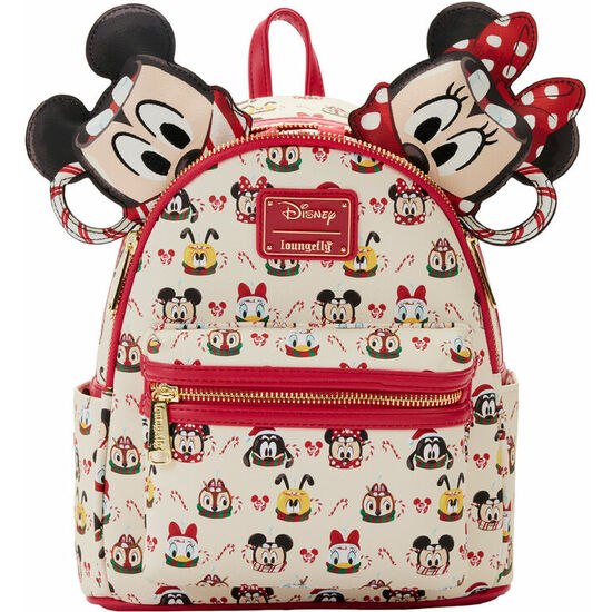 MOCHILA + DIADEMA OREJAS CHOCOLATE CALIENTE MICKEY & MINNIE DISNEY LOUNGEFLY image 0