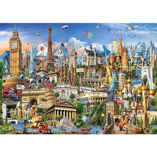 PUZZLE EDUCA 2000 PZAS SIMBOLOS EUROPA image 1