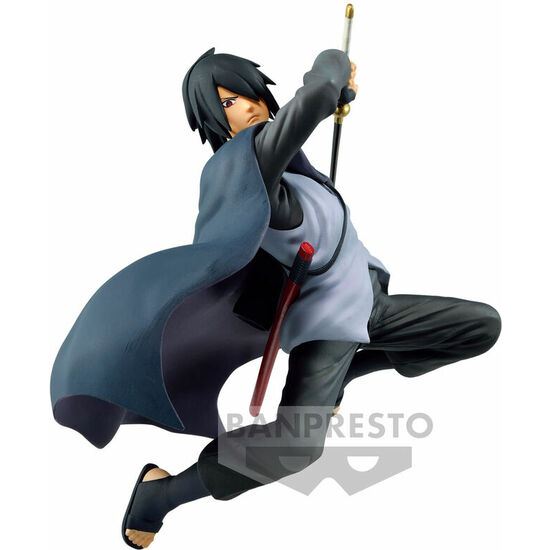 FIGURA UCHIHA SASUKE BORUTO NARUTO NEXT GENERATIONS VIBRATION STARS 14CM image 0