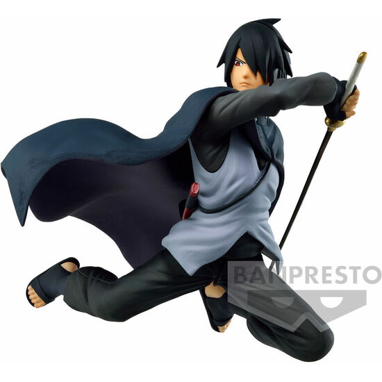 FIGURA UCHIHA SASUKE BORUTO NARUTO NEXT GENERATIONS VIBRATION STARS 14CM image 2